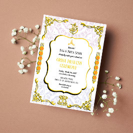 Huis Warming Griha Pravesh Krishna Uitnodiging