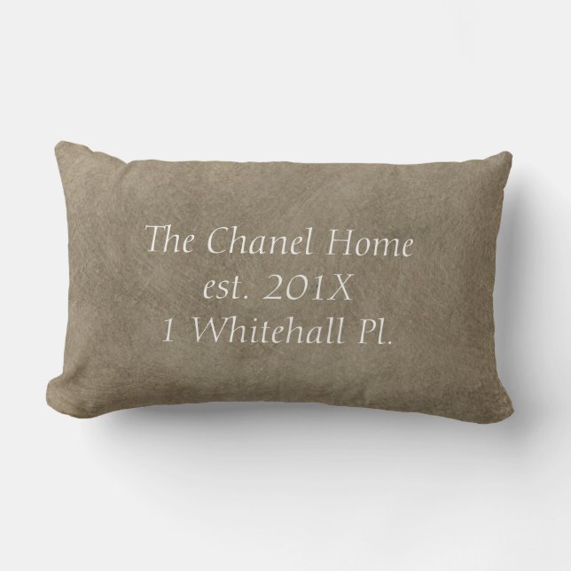 Huis Warming Kussens - The Chanel Home (Voorkant)