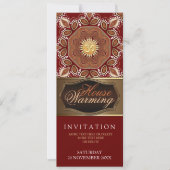 Huis Warming Op Aarde Party Uitnodiging (Voorkant)