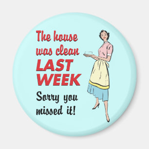 Huis was schoon magneet