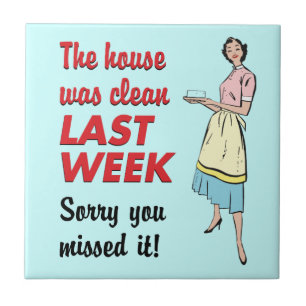 Huis was schoon Tegel Tegeltje