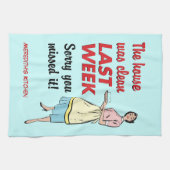 Huis was schoon theedoek (Horizontaal)