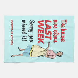 Huis was schoon theedoek