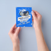 Huis water splash housekeeping flyer (Hand)