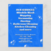 Huis water splash housekeeping flyer (Achterkant)