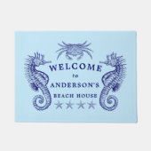  huis Welkom Sjabloon Doormat Deurmat (Voorkant)