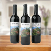 Huis wijn huis foto housewarming wijn etiket