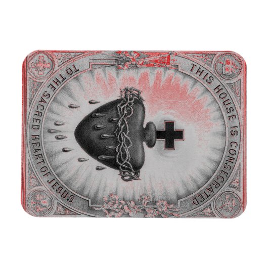 Huis zegen foto magneet (Horizontaal)