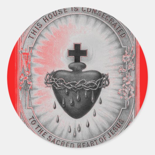 Huis zegen sticker (Voorkant)