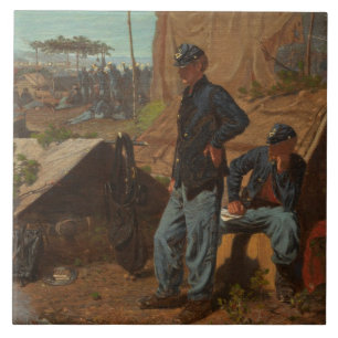 Huis, Zoet Huis, c.1863 (olie op canvas) Tegeltje