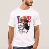 Huis zonder hond onvolledig t-shirt (Voorkant)