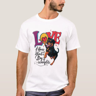 Huis zonder hond onvolledig t-shirt