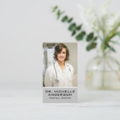 Huisarts | Aangepaste fotosjabloon Visitekaartje (Staand voorkant)