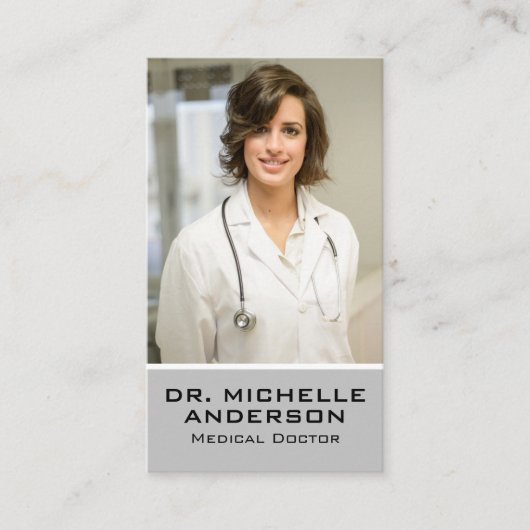 Huisarts | Aangepaste fotosjabloon Visitekaartje (Voorkant)