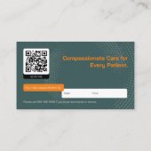 huisarts | medisch deskundige visitekaartje (Achterkant)