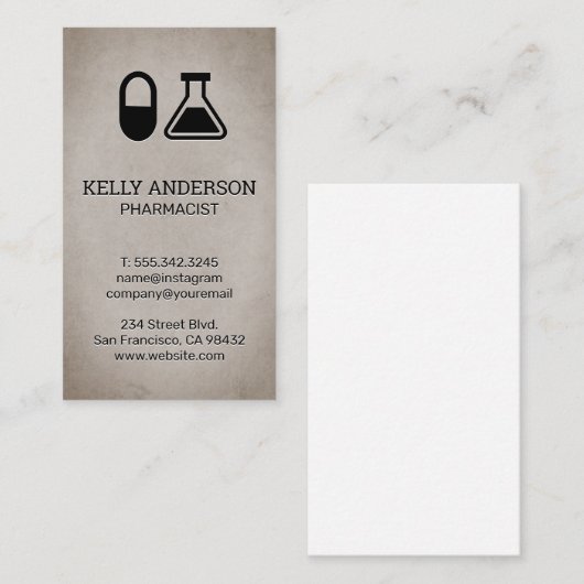 huisarts | Praktijk MD | apotheker Visitekaartje (Voorkant / Achterkant)