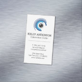 huisarts | Praktijk MD | Optometrie Logo Magnetisch Visitekaartje (Voorbeeld)