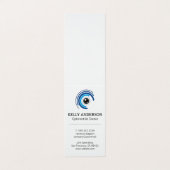 huisarts | Praktijk MD | Optometrie Logo Visitekaartje (Buitenkant ongevouwen)