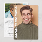 HUISARTS RETRO 2 Foto AFSTUDEERDER MEDICAL Aankondiging (Voorkant / Achterkant)