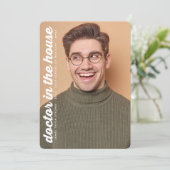 HUISARTS RETRO 2 Foto AFSTUDEERDER MEDICAL Aankondiging (Staand voorkant)