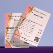Huisbewaarder Prijs Roze Goud Blush Qr Code Flyer