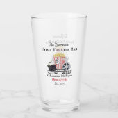 Huisbioscoopbar Bier Pint Frisdrank Glazen Drinkwa (Achterkant)