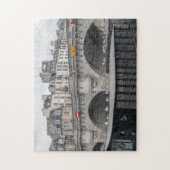 Huisboot bij Pont Neuf - Parijs, Frankrijk Legpuzzel (Verticaal)