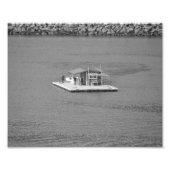 Huisboot Foto Afdruk (Voorkant)