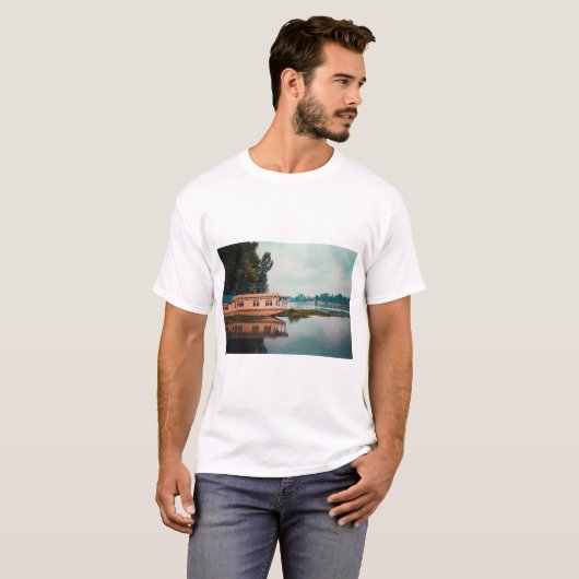 Huisboot T-shirt (Voorkant volledig)