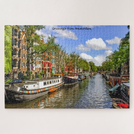 Huisboten Amsterdam. Legpuzzel (Horizontaal)
