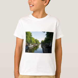 Huisboten op de Prinsengracht Amsterdam T-shirt