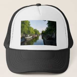 Huisboten op de Prinsengracht Amsterdam Trucker Pet