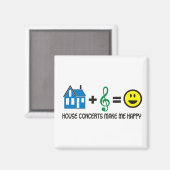 Huisconcerten Magneet (Voorkant / Achterkant)