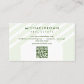 Huisdak Real Estate QR Code Visitekaartje (Achterkant)