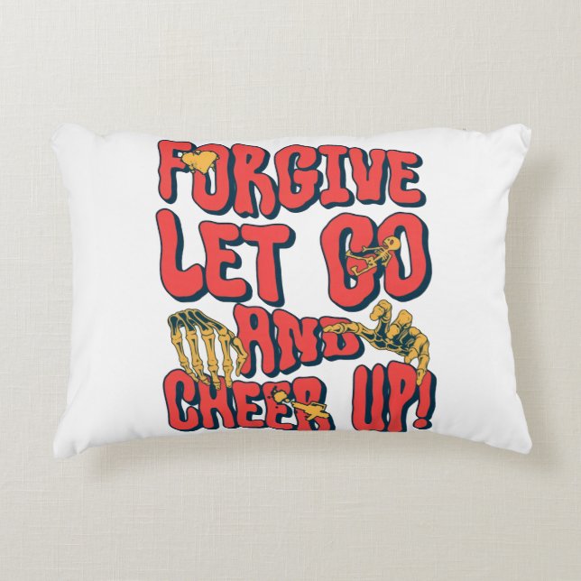 HUISDECOR VERGEEF LAAT LOS CHEER UP ACCENT KUSSEN  (Voorkant)