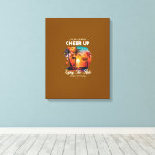 HUISDECORATIE LEVENSREIS OPBEUREN CANVAS PRINT (Insitu (Houten vloer))