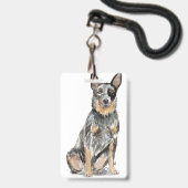 Huisdier Adoptie Counselor Badge (Achterkant met lanyard)