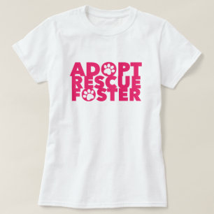 Huisdier Adoptie Redding Pleegzorg T-shirt