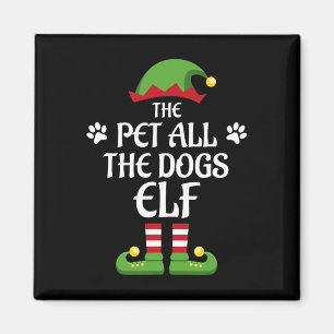 Huisdier Alle Honden Elf Familie Matching Groep Ke Magneet