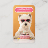 Huisdier Bakkerij Hond Treats Visitekaartje (Voorkant)