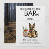 Huisdier Bar Menu (Voorkant / Achterkant)