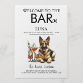 Huisdier Bar Menu (Voorkant)