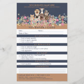 Huisdier Bloemen Chic Honden (Voorkant)