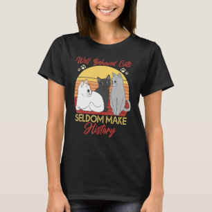 Huisdier Brave Katten Schattige Kat T-shirt