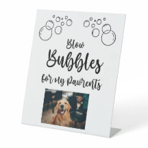 Huisdier Bubbelblaas Bruiloft Dag Afscheid