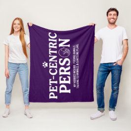 Huisdier Centrische Persoon Fleece Deken