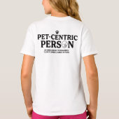 Huisdier Centrische Persoon T-shirt (Achterkant)