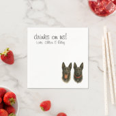 Huisdier cocktail servet (Insitu)