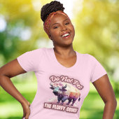 Huisdier de Fluffy Koeien Buffalo niet T-shirt