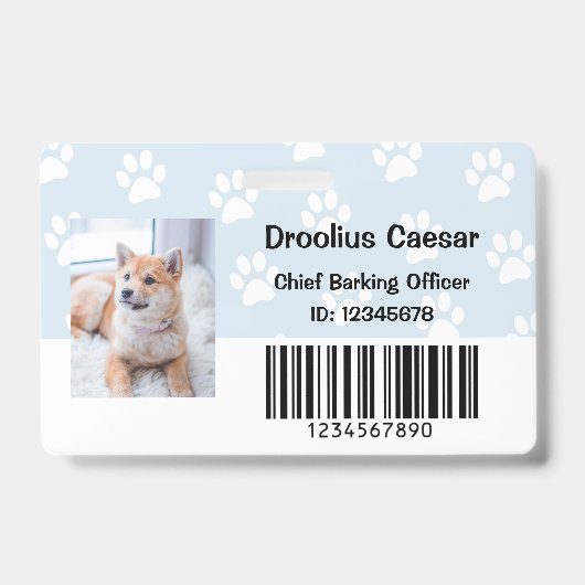 Huisdier Dierenverzorging Dierenarts Aangepaste Fo Badge (Voorzijde)